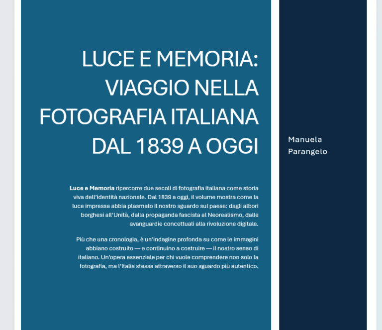 Luce e Memoria: Viaggio nella Fotografia Italiana dal 1839 a Oggi, pagina 2