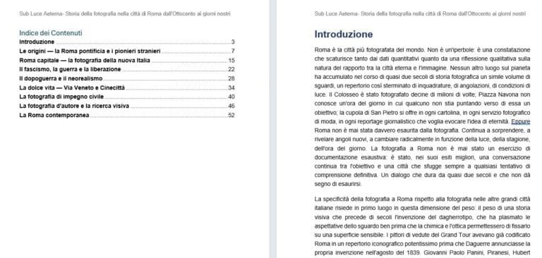 Sub Luce Aeterna - Storia della fotografia nella città di Roma dall'Ottocento ai giorni nostri, pagina 1